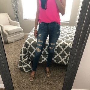 Abercrombie & Fitch Ripped Skinny Jeans